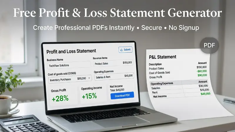 How to Create a Profit and Loss Statement Online for Free